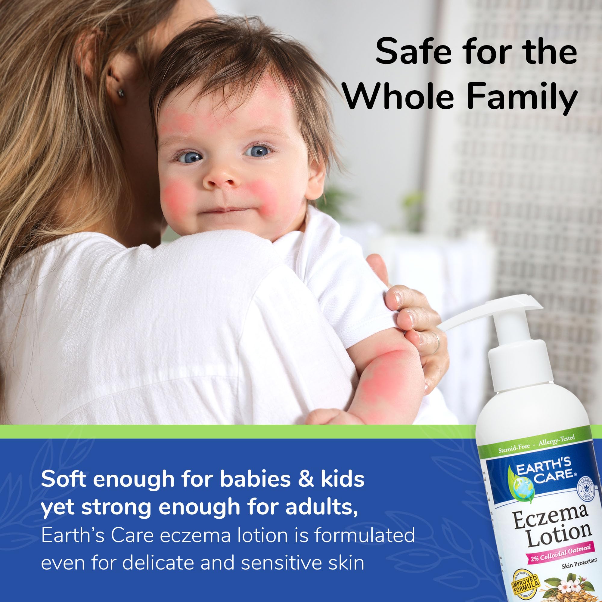 Foto 4 | Loción Earth's Care Para Eccema  237 Ml  Para Adultos Y Niños - Venta Internacional.
