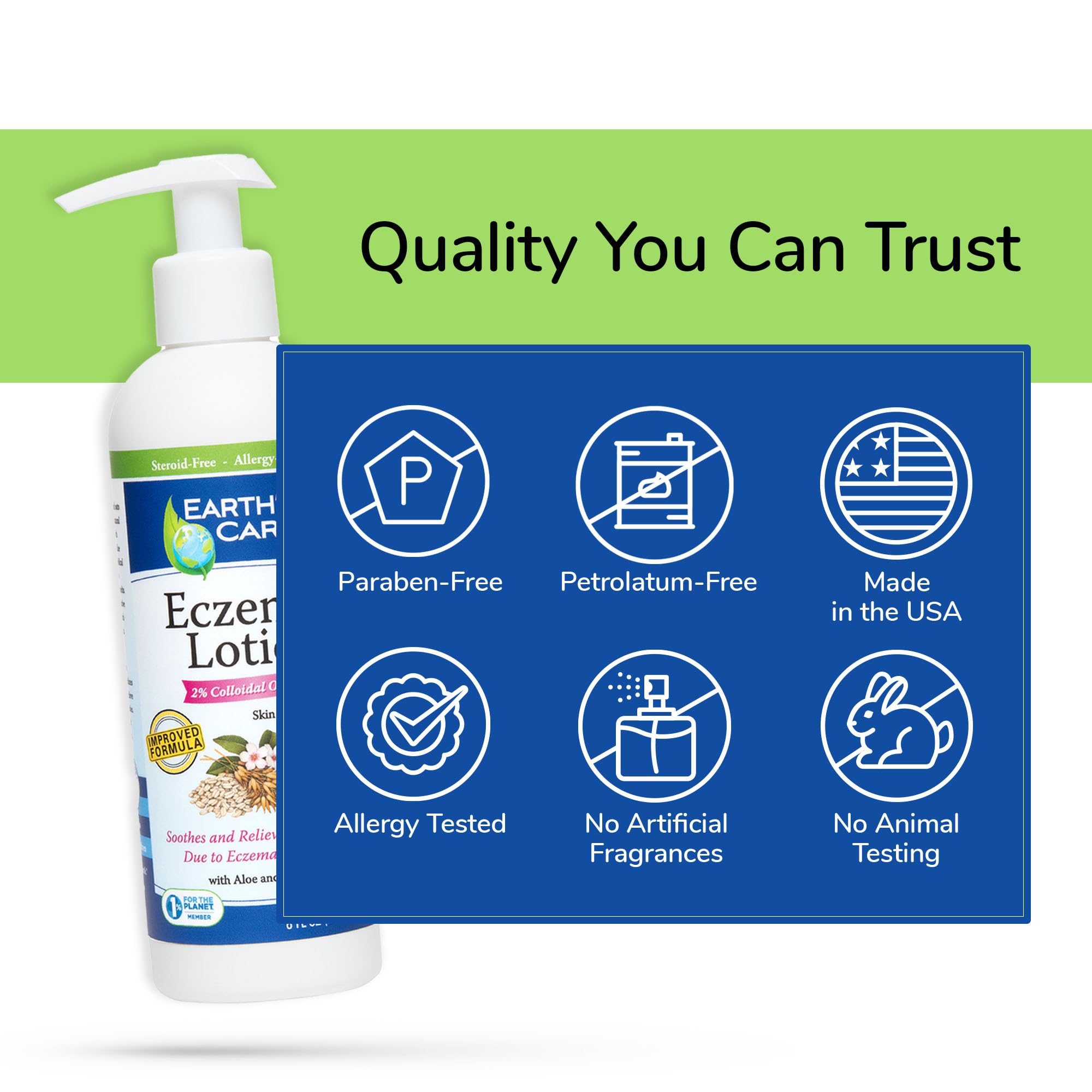 Foto 6 | Loción Earth's Care Para Eccema  237 Ml  Para Adultos Y Niños - Venta Internacional.
