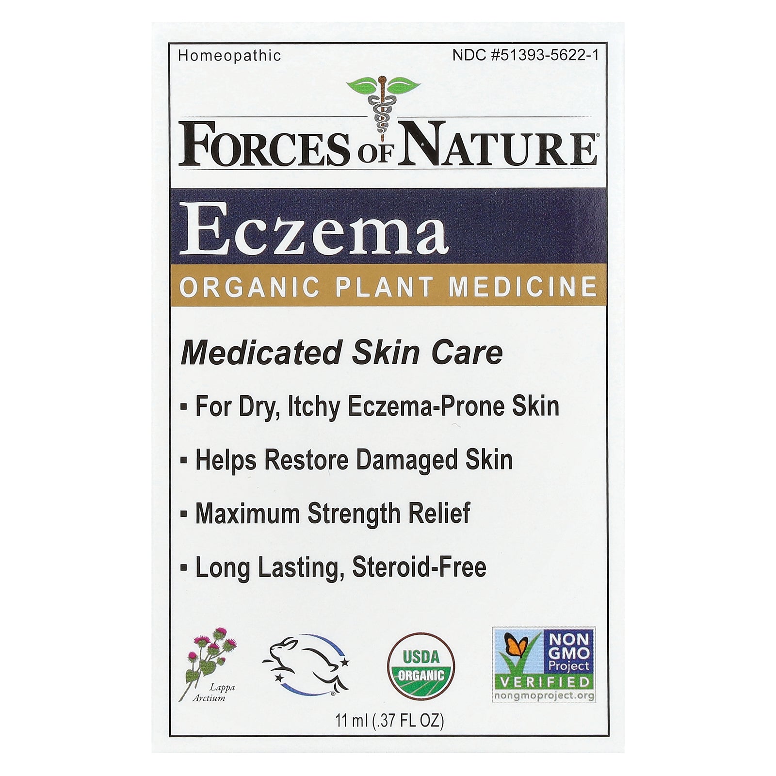 Foto 1 | Planta Orgánica Medicine Forces Of Nature Para Eccema  11 Ml - Venta Internacional.