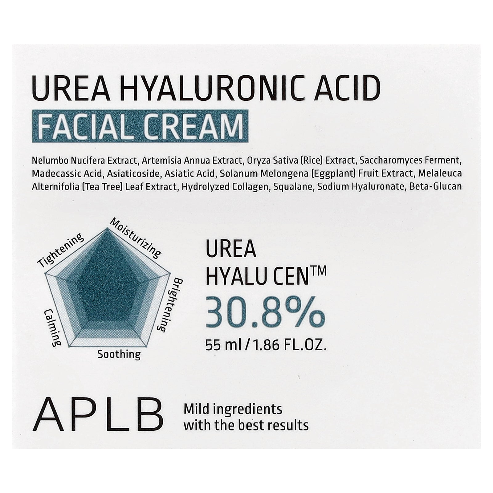 Foto 3 pulgar | Crema Facial Aplb Con Ácido Hialurónico De Urea 55 Ml - Venta Internacional.