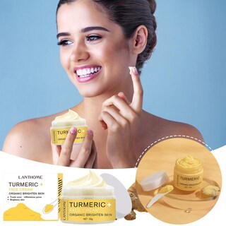 Foto 2 | Crema De Loción Huoguo Cúrcuma 50 Ml Decolora Las Líneas Finas Y Humecta - Venta Internacional.