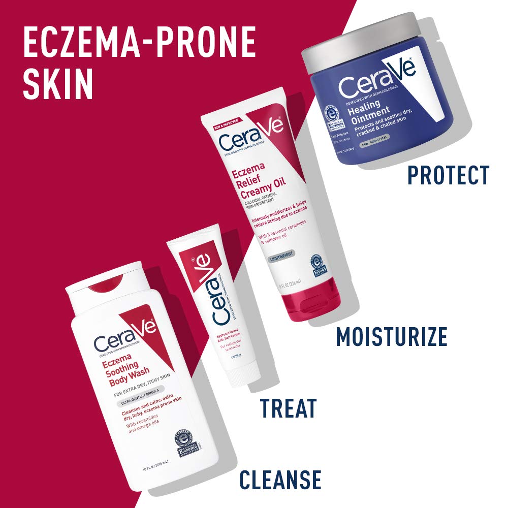 Foto 6 pulgar | Crema De Aceite Corporal Cerave Eczema Relief 240 Ml Con Avena Y Ceramidas - Venta Internacional.