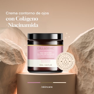 Foto 2 | Crema Aclarante de Noche Collagenic 10% Niacinamida Colageno 60 ml