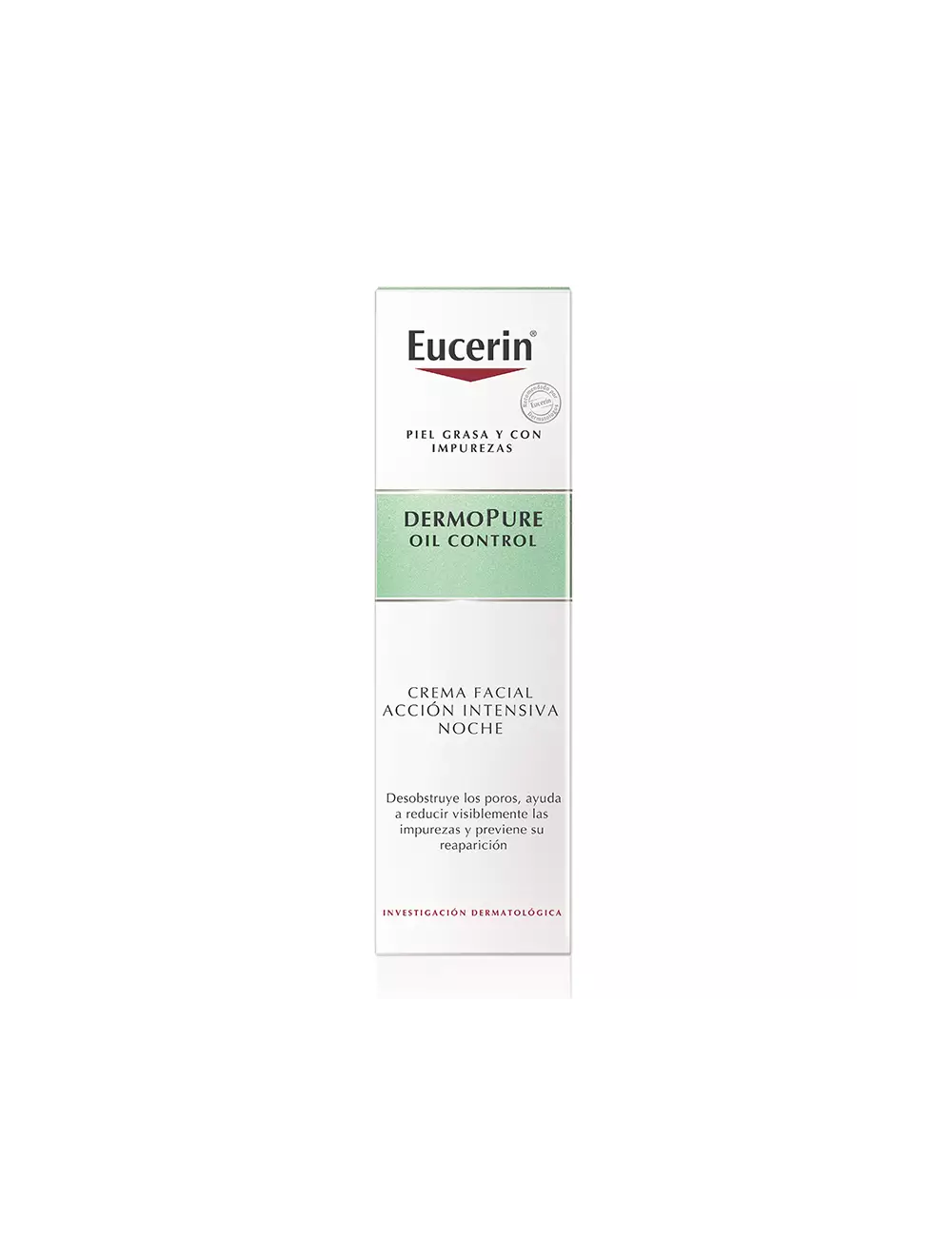 Crema Facial Acción Intensiva Eucerin Dermo Pure de Noche Piel Grasa 40 Ml