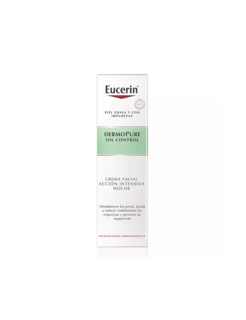 Foto 1 | Crema Facial Acción Intensiva Eucerin Dermo Pure de Noche Piel Grasa 40 Ml