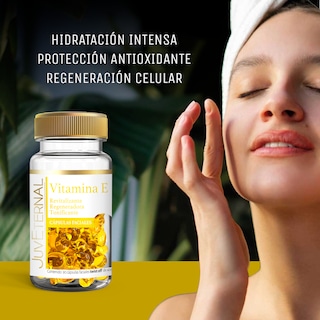 Foto 3 | Cápsulas Faciales de Vitamina E Juveternal 90 cápsulas Twist-Off Antioxidante Hidratante y Revitalizante