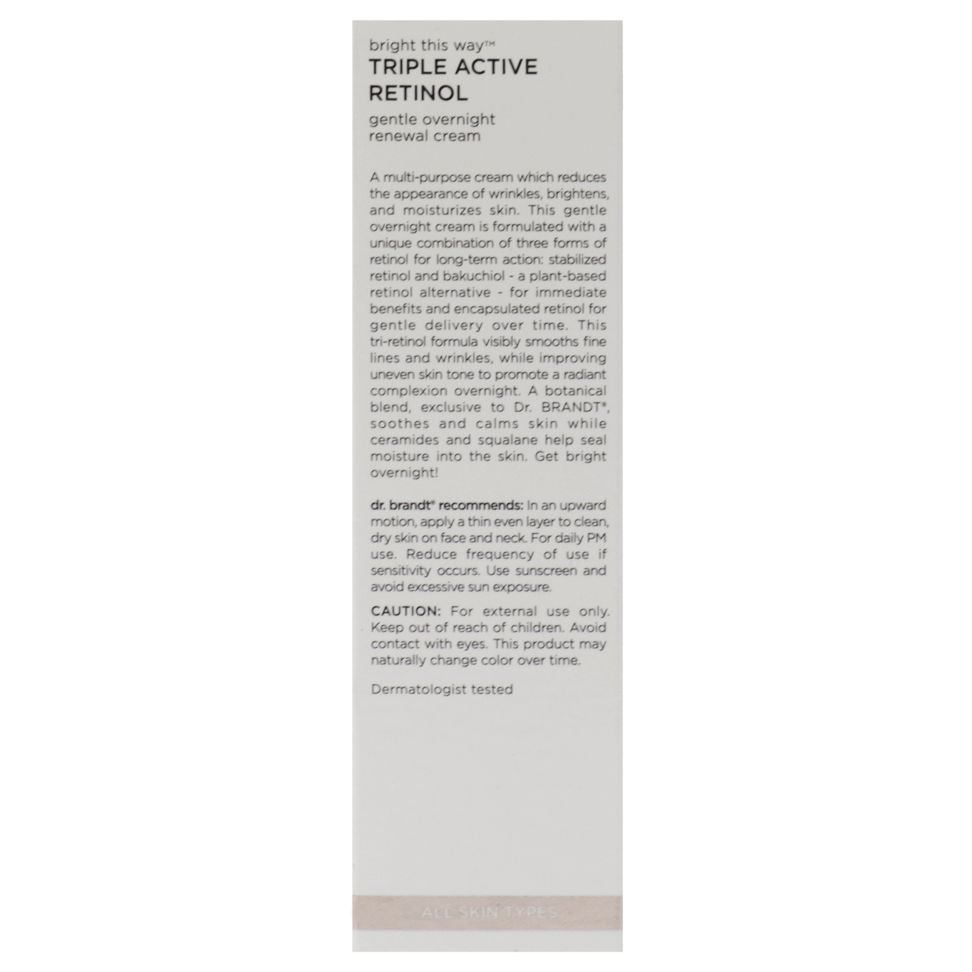 Foto 7 pulgar | Crema Nocturna Dr. Brandt Triple Active Retinol Gentle - Venta Internacional.