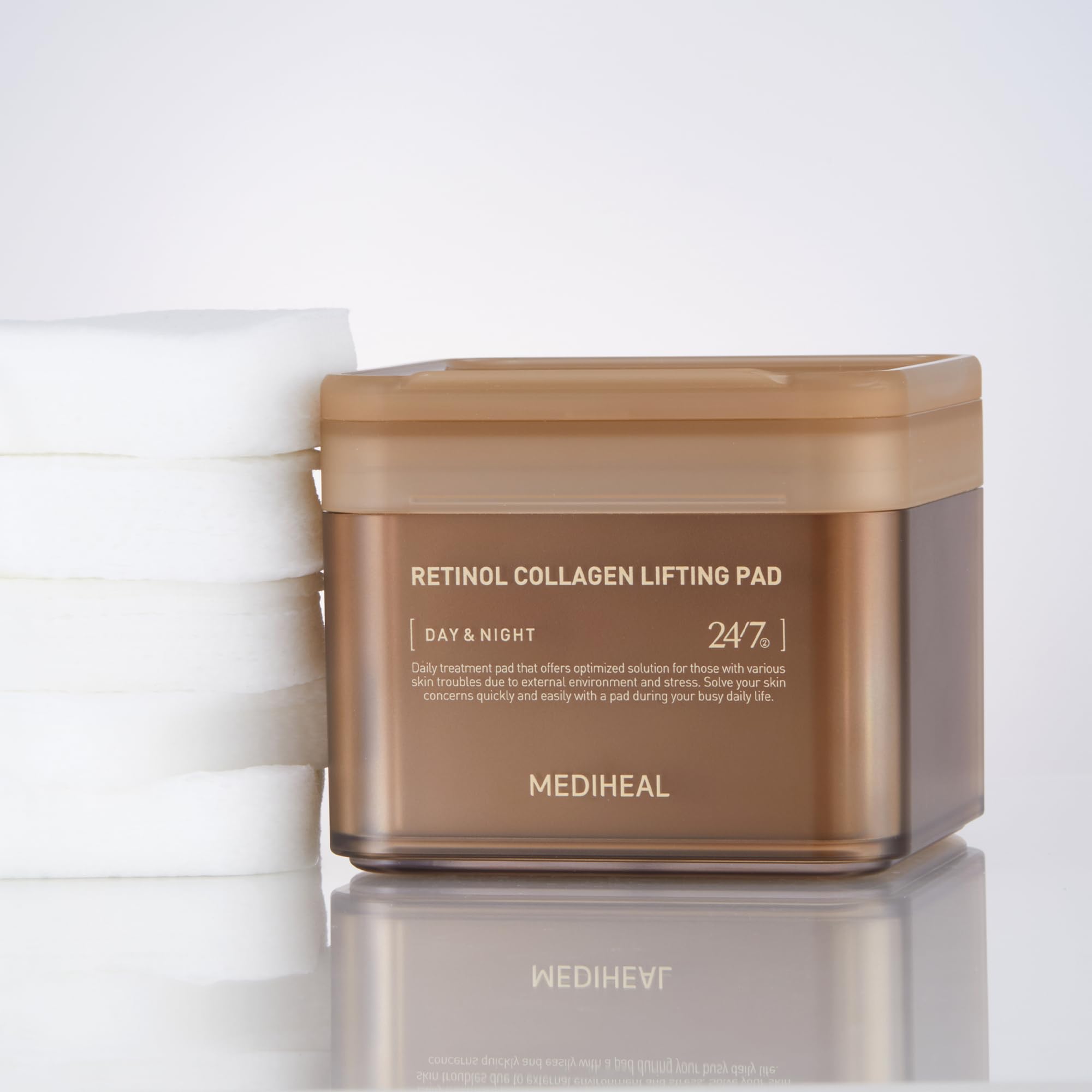 Foto 3 pulgar | Almohadilla De Levantamiento De Colágeno Con Retinol Mediheal Toner Pad - Venta Internacional.