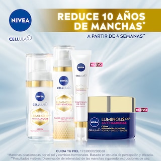 Foto 5 | Crema Facial de Noche Antimanchas Nivea Luminous630 50 ml