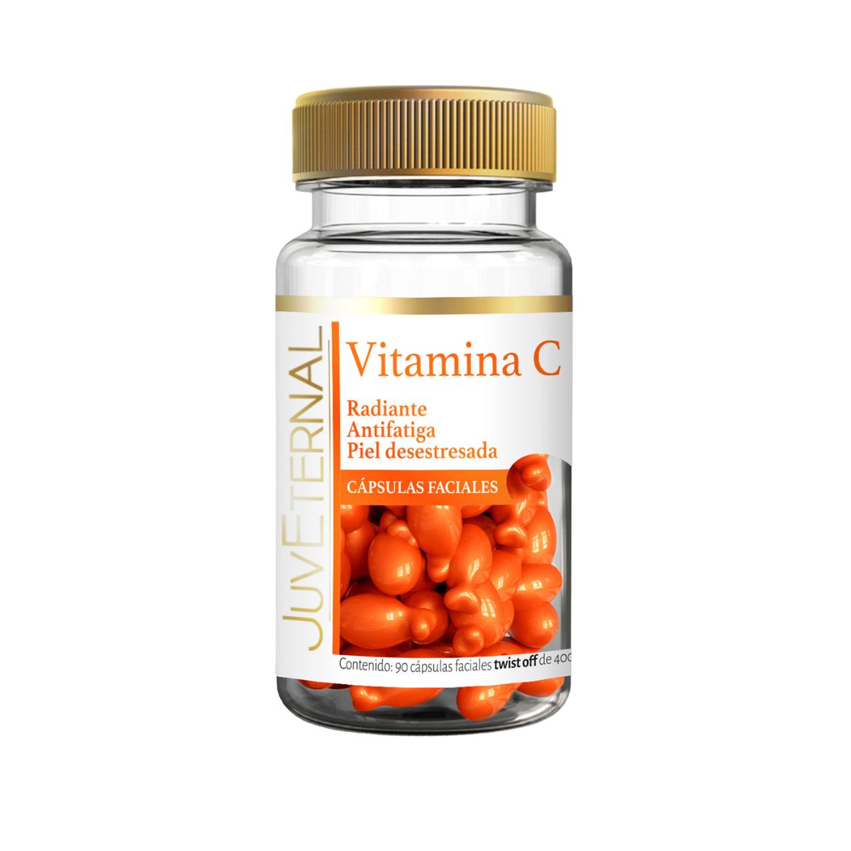 Foto 2 pulgar | JUVETERNAL Cápsulas Faciales de Vitamina C 90 cápsulas Twist-Off Ilumina, Hidrata y Protege tu Piel