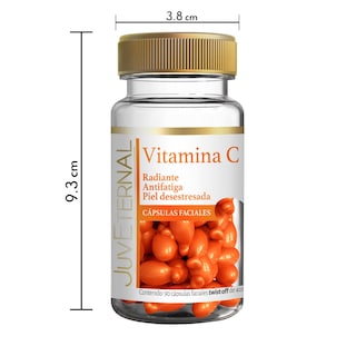 Foto 8 | JUVETERNAL Cápsulas Faciales de Vitamina C 90 cápsulas Twist-Off Ilumina, Hidrata y Protege tu Piel