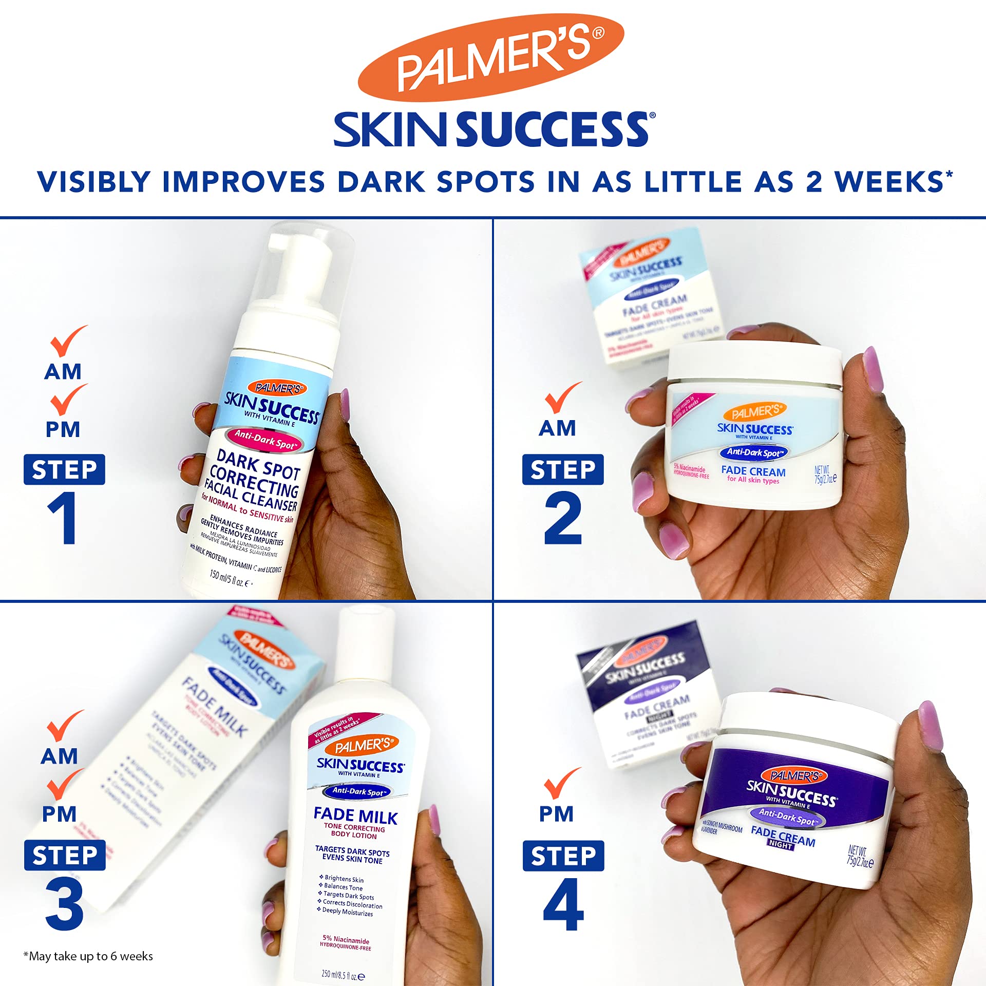 Foto 8 pulgar | Crema Decolorante Nocturna Palmer's Skin Success Antimanchas - Venta Internacional.