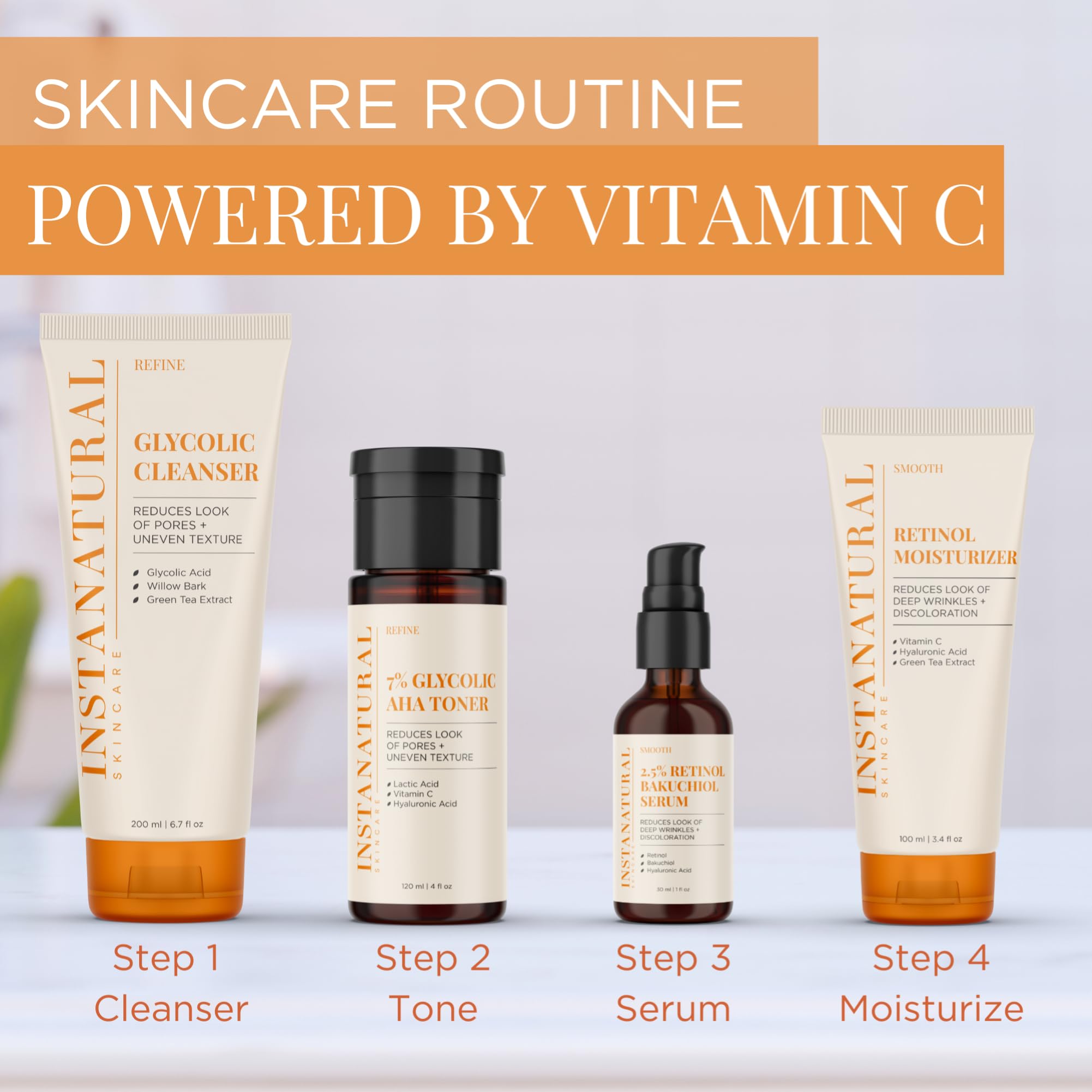 Foto 6 pulgar | Crema Hidratante Instanatural Retinol Con Vitamina C 100 Ml - Venta Internacional.
