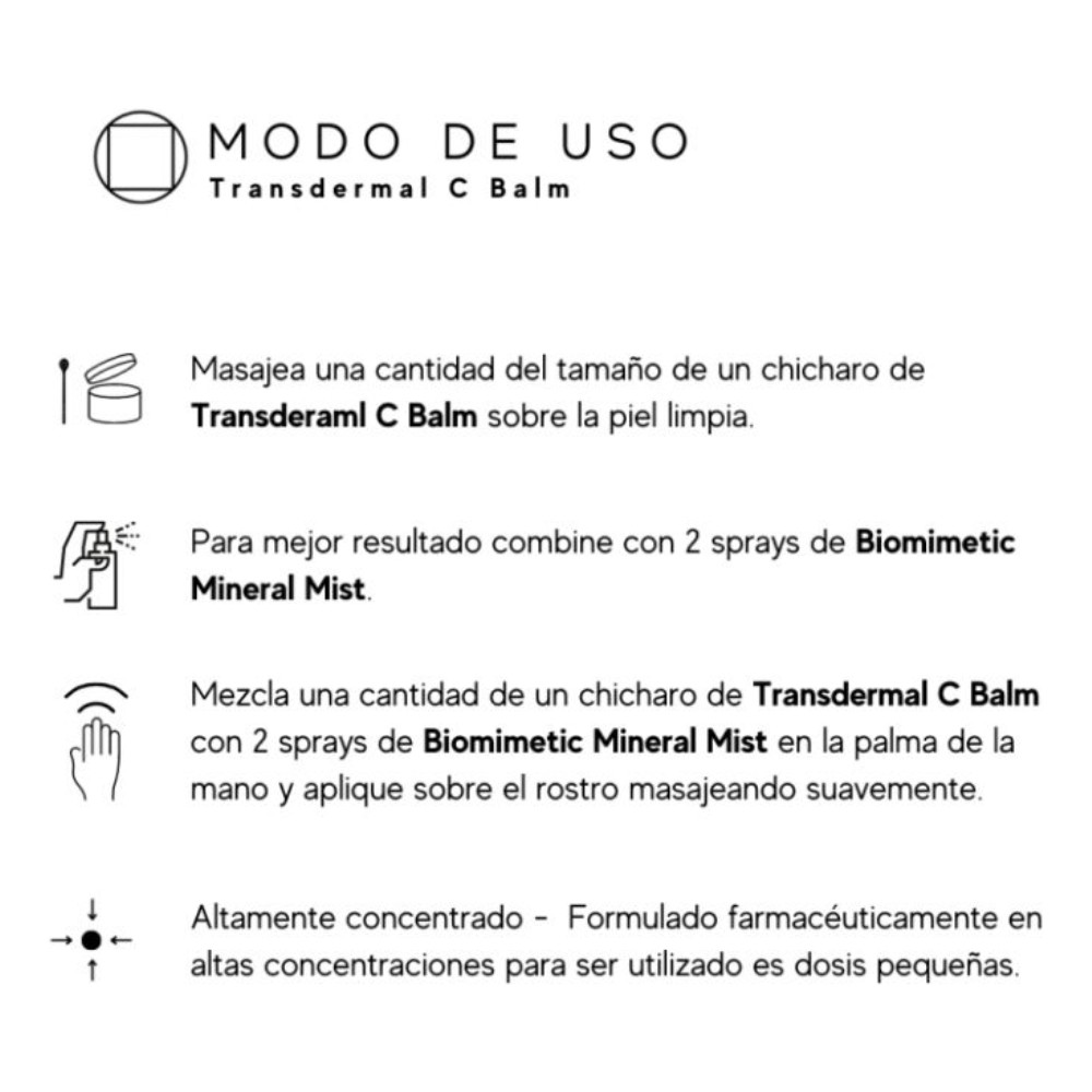Foto 5 pulgar | Skincare Truth Transdermal C Balm Color Negro 15 Ml