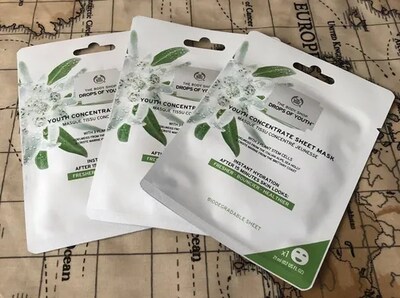 Foto 2 | The Body Shop Mascarilla Facial Drops Of Youth 5 Mascarillas