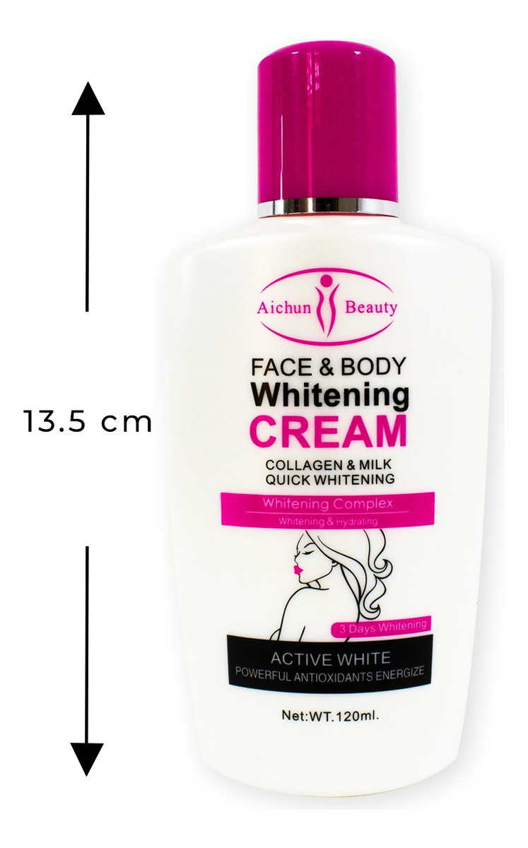 Foto 3 pulgar | Crema Aclaradora Blanqueadora Facial And Body Aichun Beauty 120 Ml