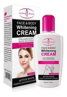 Foto 5 | Crema Aclaradora Blanqueadora Facial And Body Aichun Beauty 120 Ml