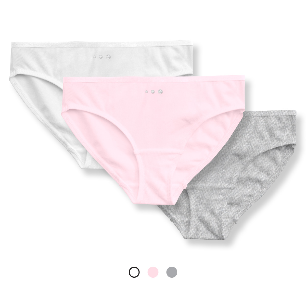 Foto 1 | Panties 3 Pack Shine Girls para Niña