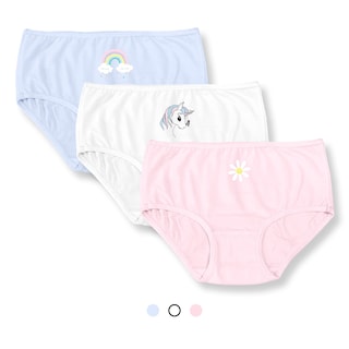 Foto 1 | Panties 3 Pack Multicolor para Niña Girls