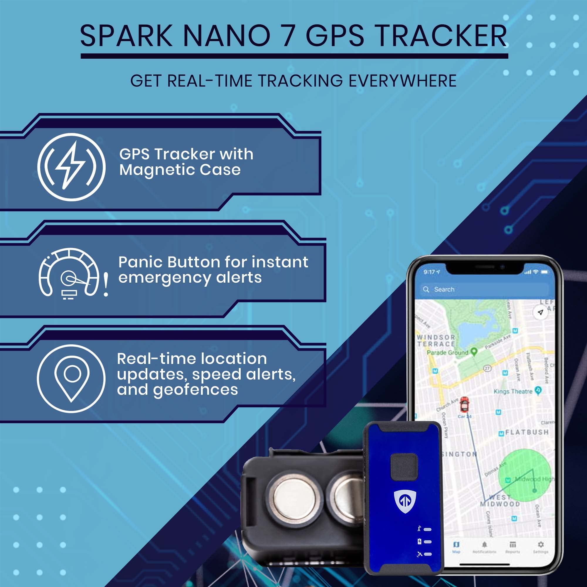 Foto 3 pulgar | Localizador Gps Brickhouse Security Spark Nano 7 Para Vehículo - Venta Internacional.