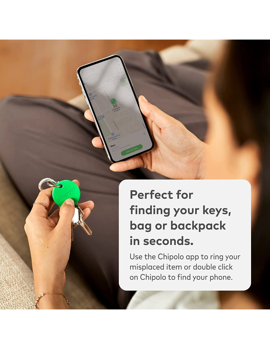 Foto 5 pulgar | Localizador de Llaves Chipolo Verde con Bluetooth