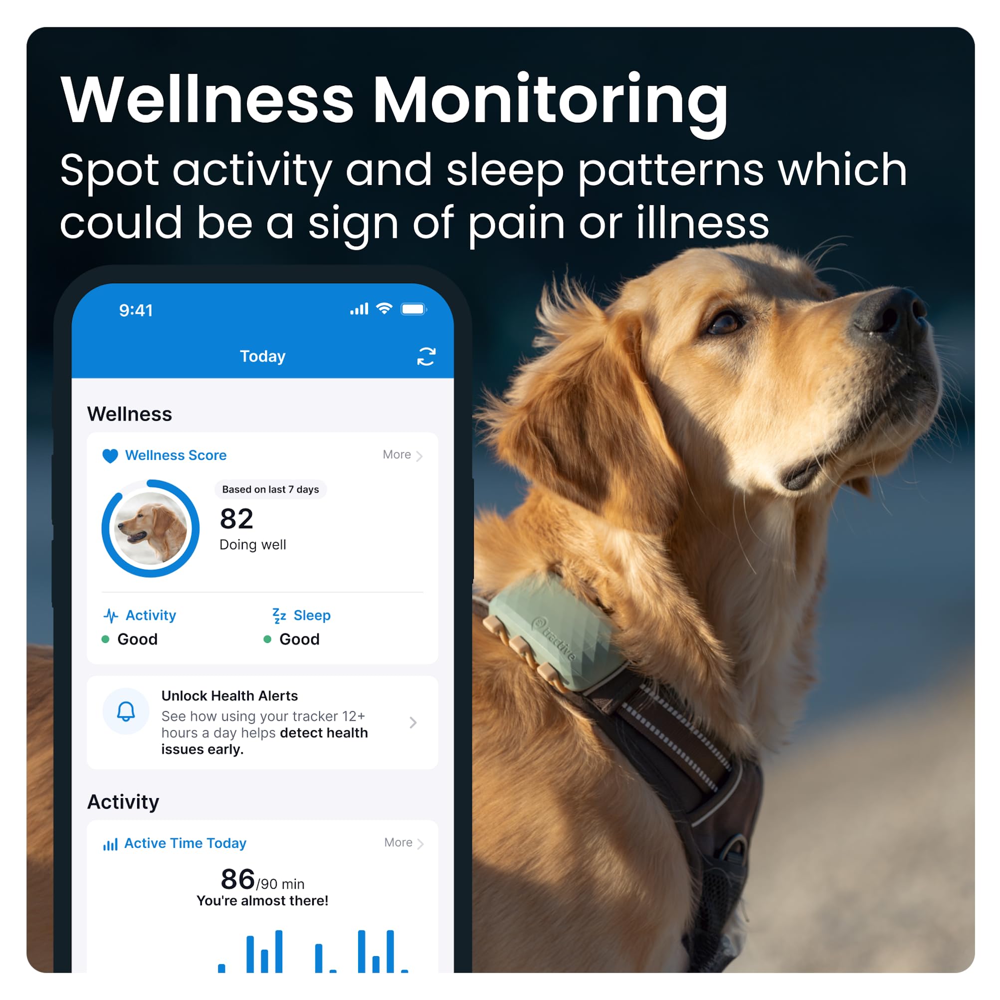 Foto 4 | Localizador Gps Tractive Xl Para Perros De Más De 23 Kg Con Control De Salud - Venta Internacional.