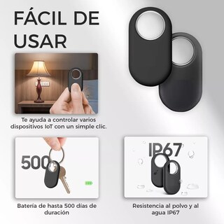 Foto 3 | Localizador Bluetooth Para Objetos Eo Safe Imports Esi-15754 Negro