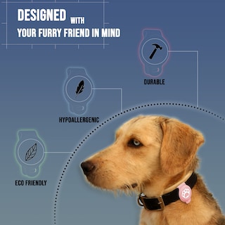 Foto 2 | Funda Para Apple Airtag Pet Tracker Pet Finder, Antipérdida, Rosa - Venta Internacional.