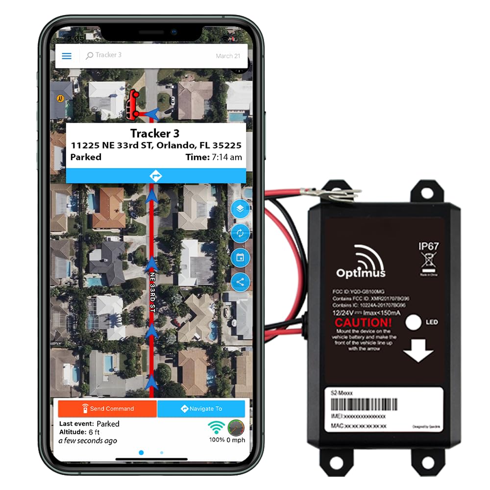 Foto 2 pulgar | Rastreador Gps Optimus Cableado Para Vehículos, Fácil Instalación - Venta Internacional.