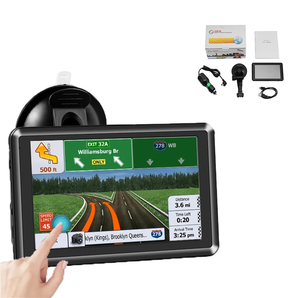 Navegación Gps Para Coche, Pantalla Genérica De 5 Pulgadas, 8 Gb+128 M - Venta Internacional.