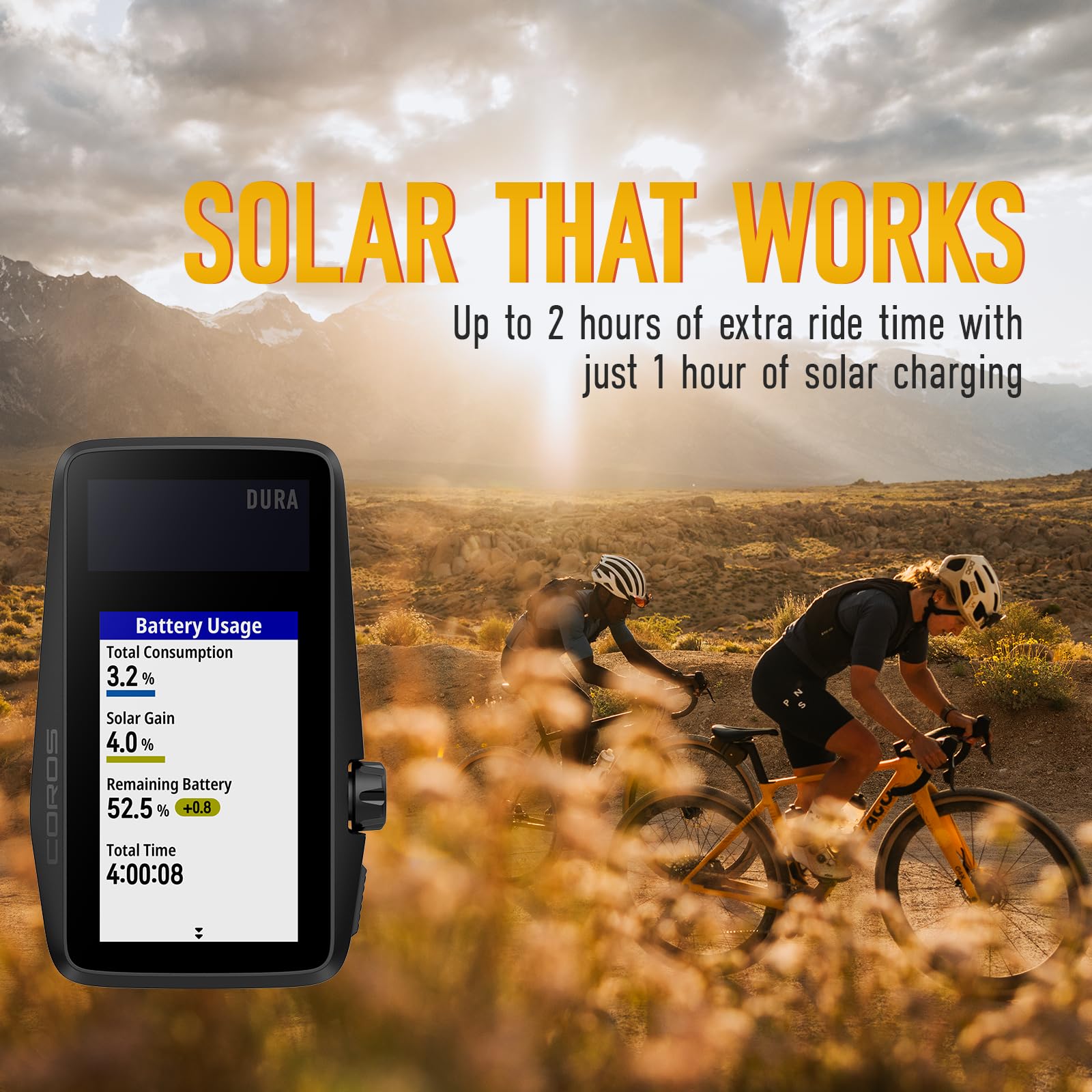 Foto 3 pulgar | Ordenador Gps Para Bicicleta Coros Dura Solar Con Batería De 120 H De Duración - Venta Internacional.