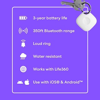 Foto 6 | Tile Rastreador Bluetooth De Life360 Mate (2024), Paquete De 2 - Venta Internacional.