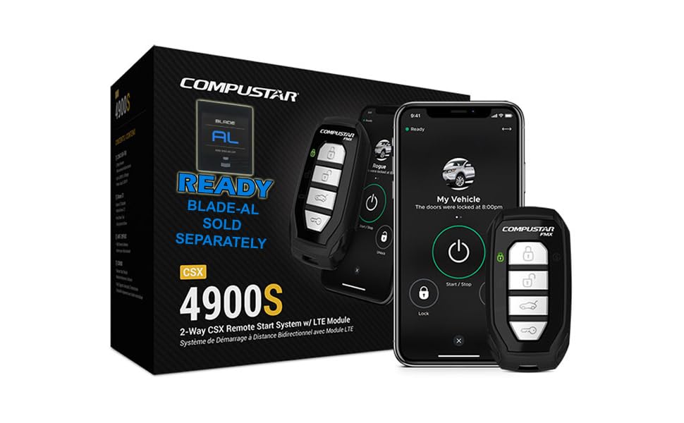 Foto 2 pulgar | Sistema De Arranque Remoto Compustar Csx4900-s De 2 Vías Con Drone X1lte - Venta Internacional.
