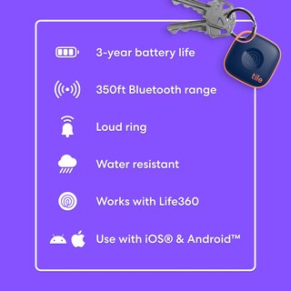 Foto 6 | Tile Rastreador Bluetooth De Life360 Mate (2024), Paquete De 1 Unidad - Venta Internacional.