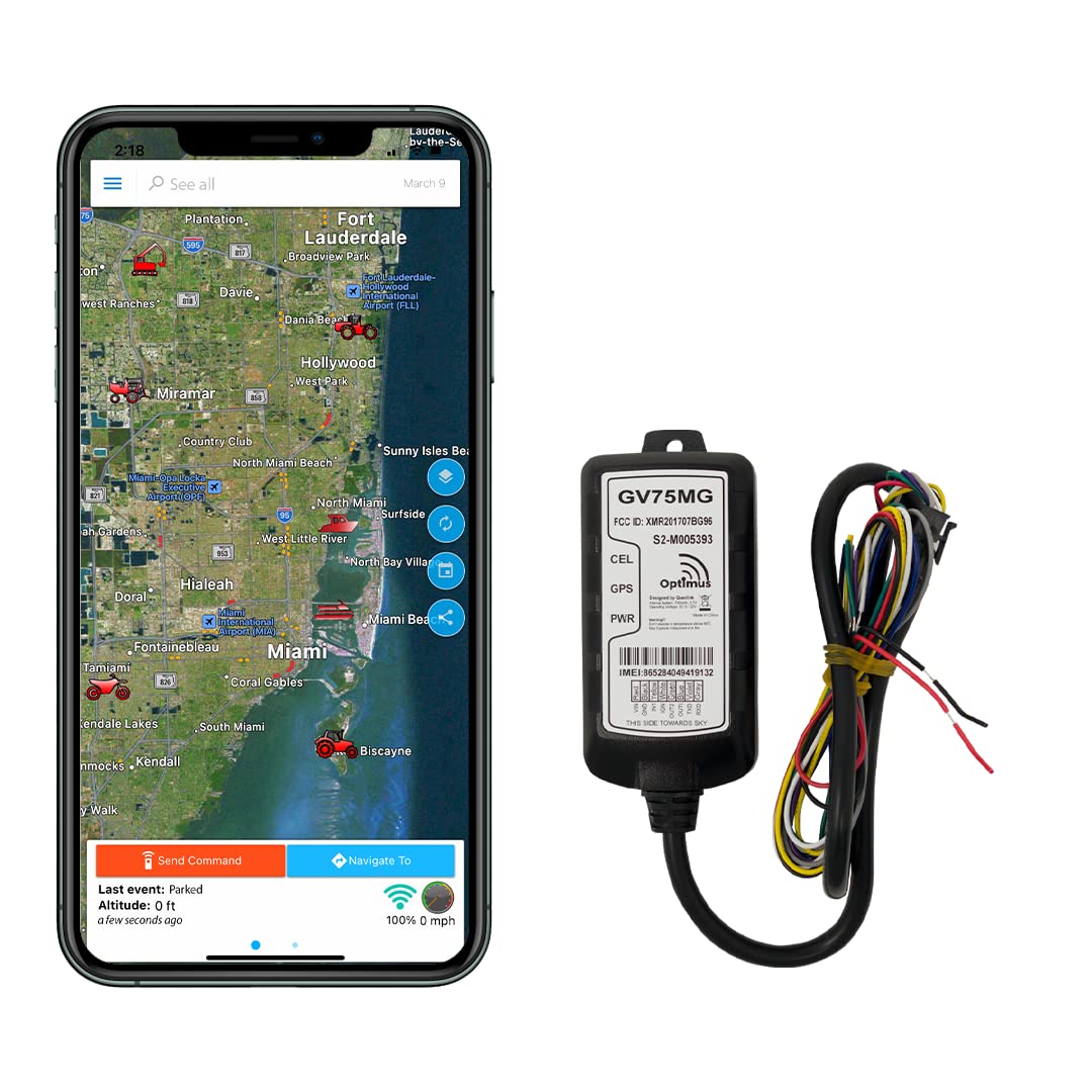 Rastreador Gps Optimus Gv75mg A Prueba De Agua Para Motocicletas - Venta Internacional.