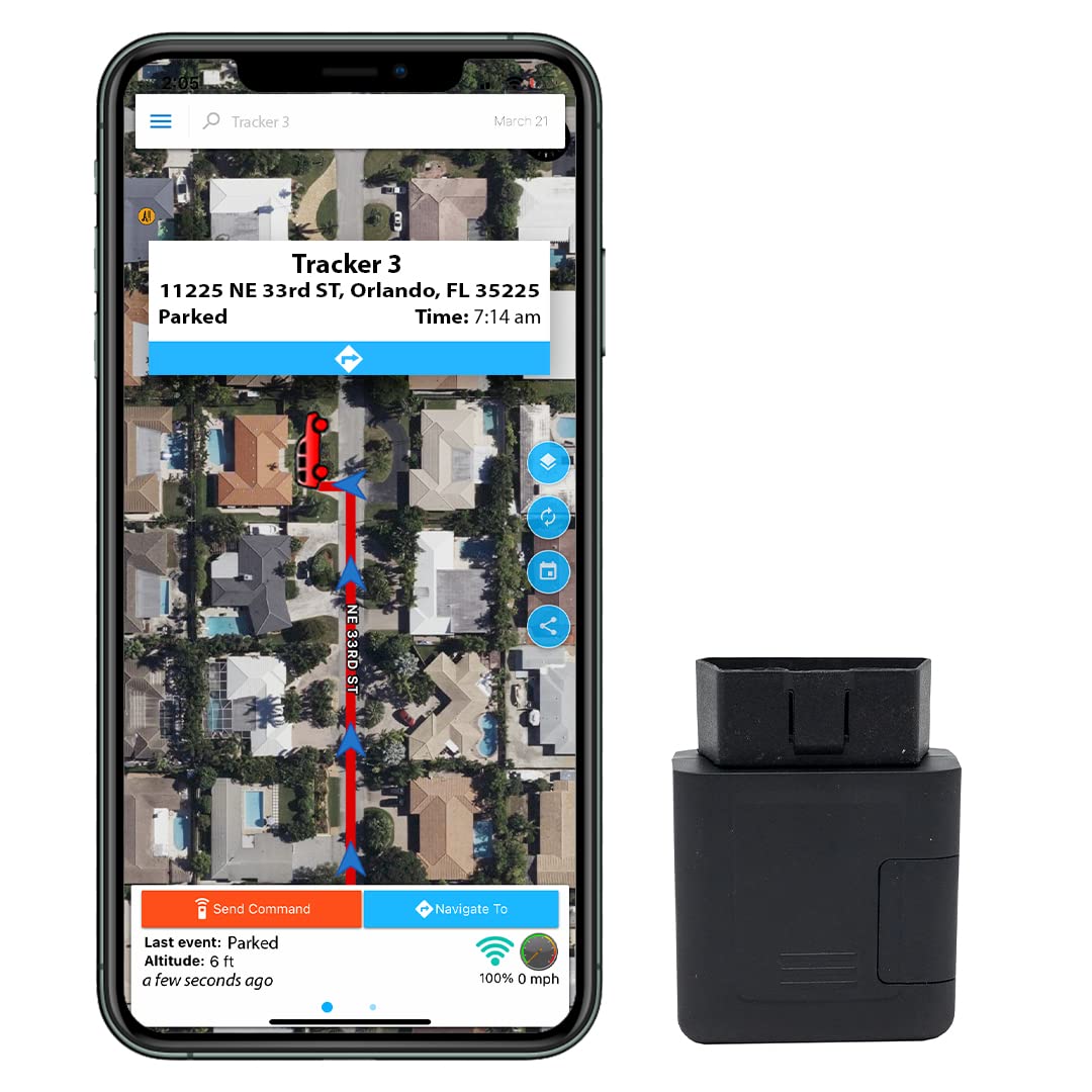 Rastreador Gps Optimus Plug-in Para Coches Con Cable De Extensión - Venta Internacional.