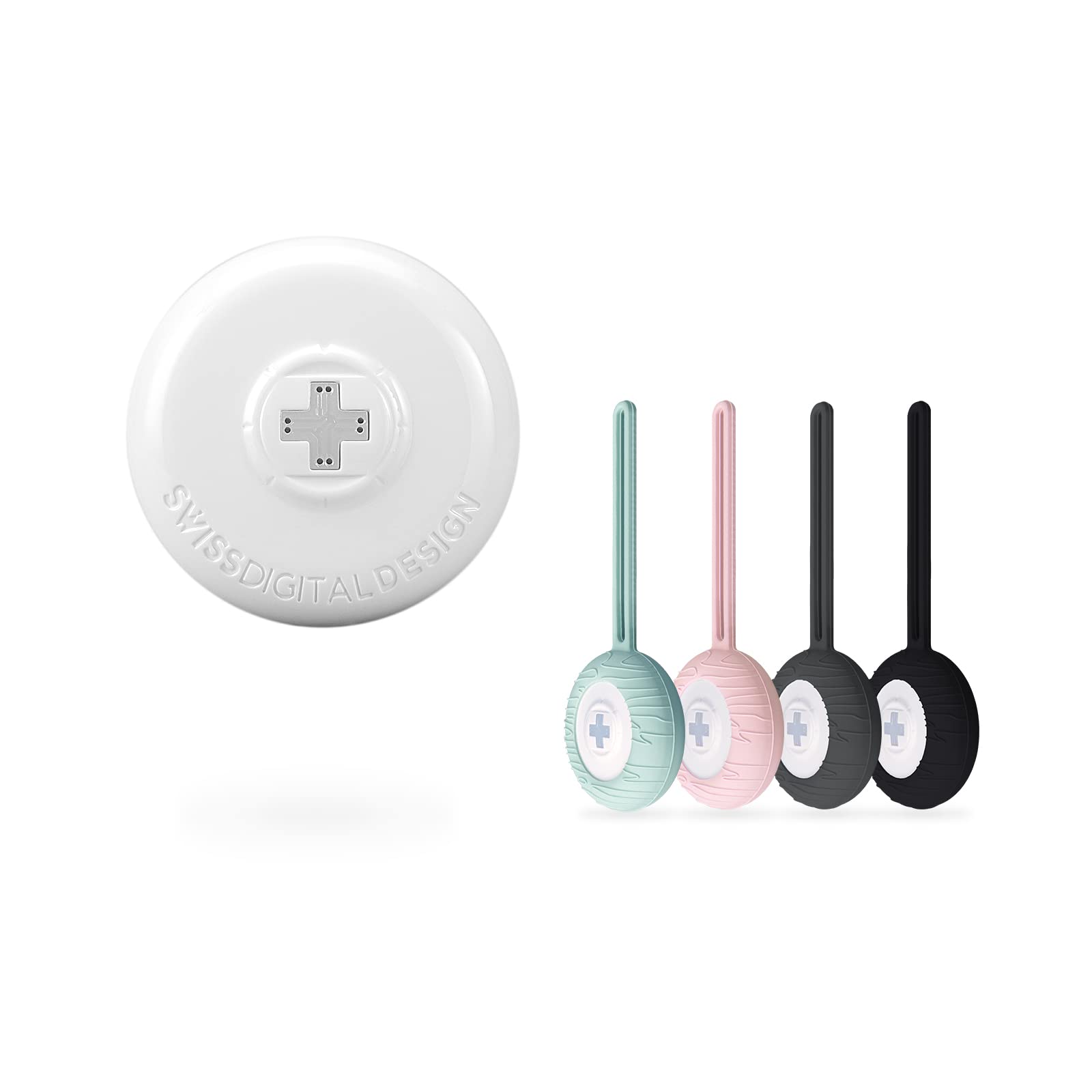 Llavero Con Localizador Bluetooth, Diseño Digital Suizo, Paquete De 4 - Venta Internacional.