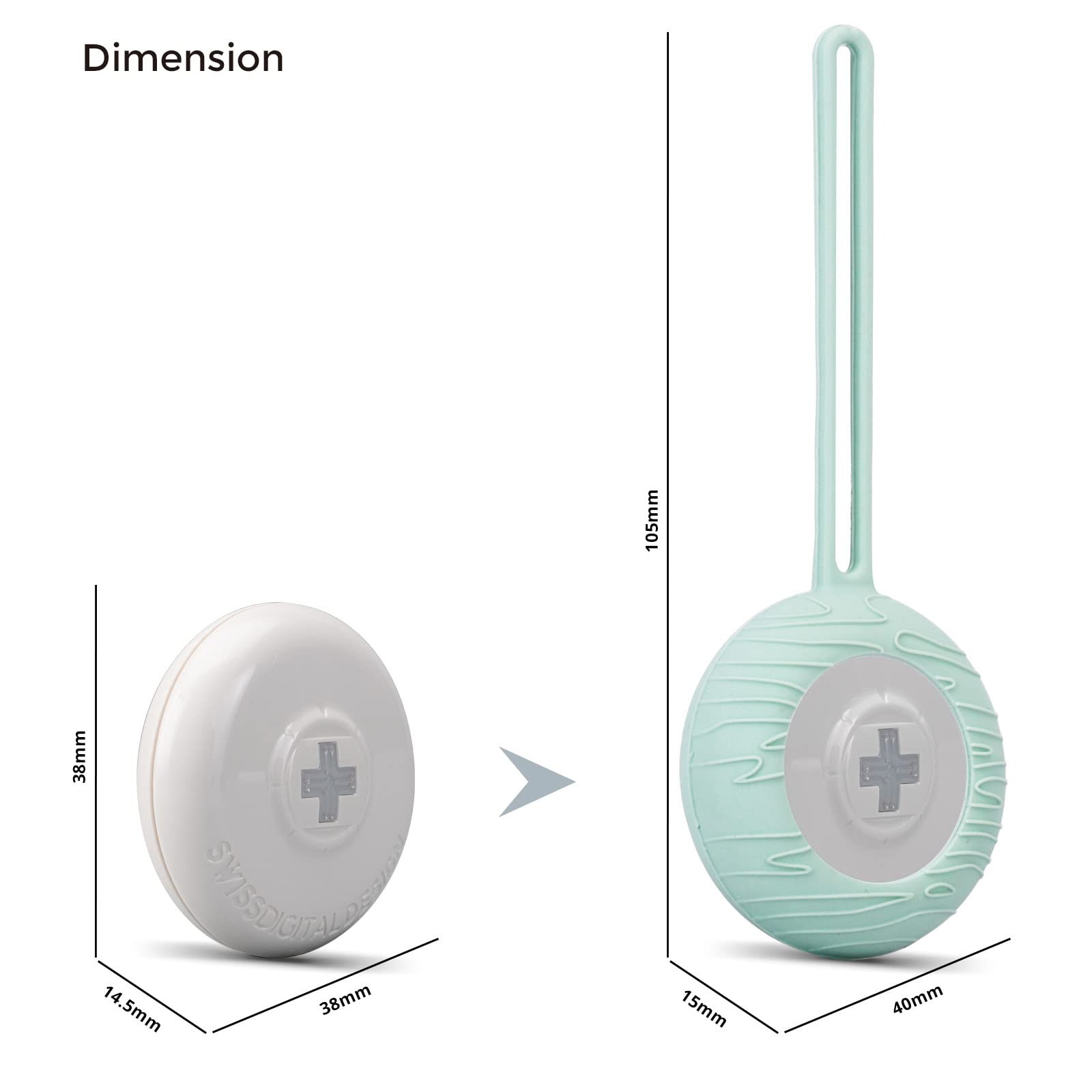 Foto 4 pulgar | Llavero Con Localizador Bluetooth, Diseño Digital Suizo, Paquete De 4 - Venta Internacional.