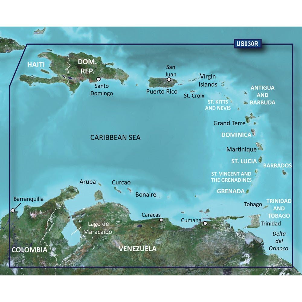 Foto 2 pulgar | Tarjeta Sd Garmin Vus030r Bluechart G2 Vision Del Caribe Sudeste - Venta Internacional.