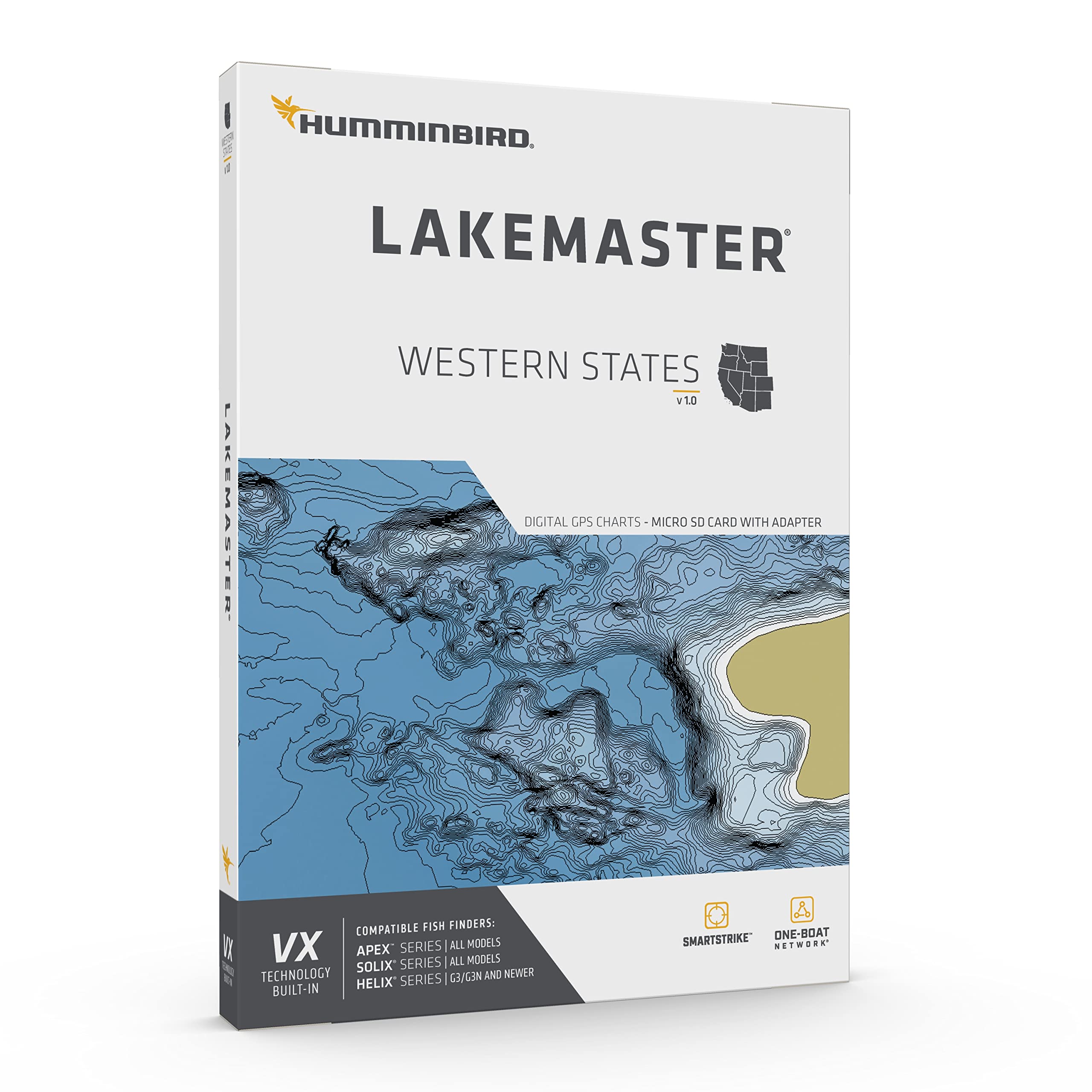 Foto 3 pulgar | Trazador Gps Humminbird 601009-1 Lakemaster Western V1 - Venta Internacional.