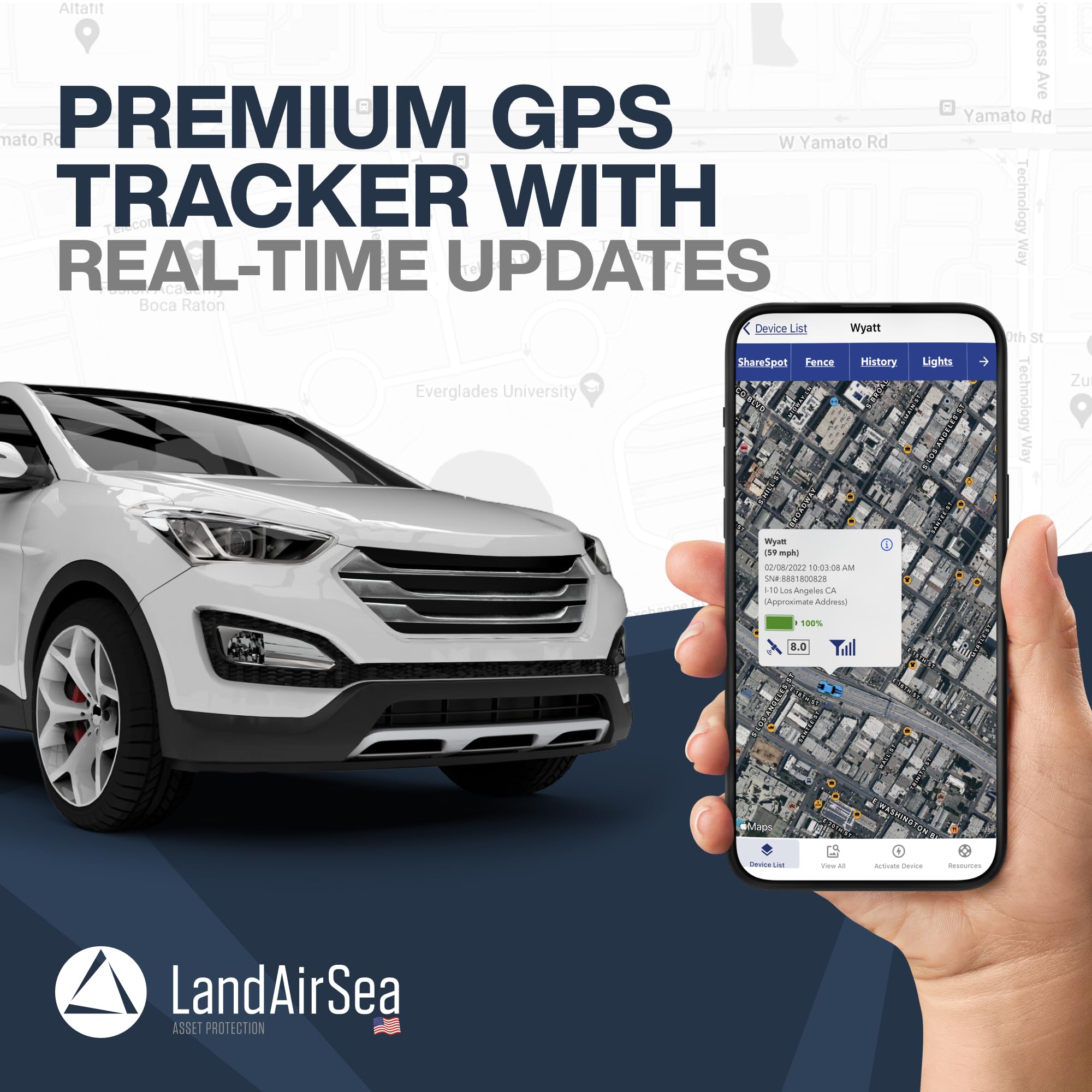 Foto 3 pulgar | Imán Gps Tracker Landairsea 54, Batería Larga, Impermeable - Venta Internacional.