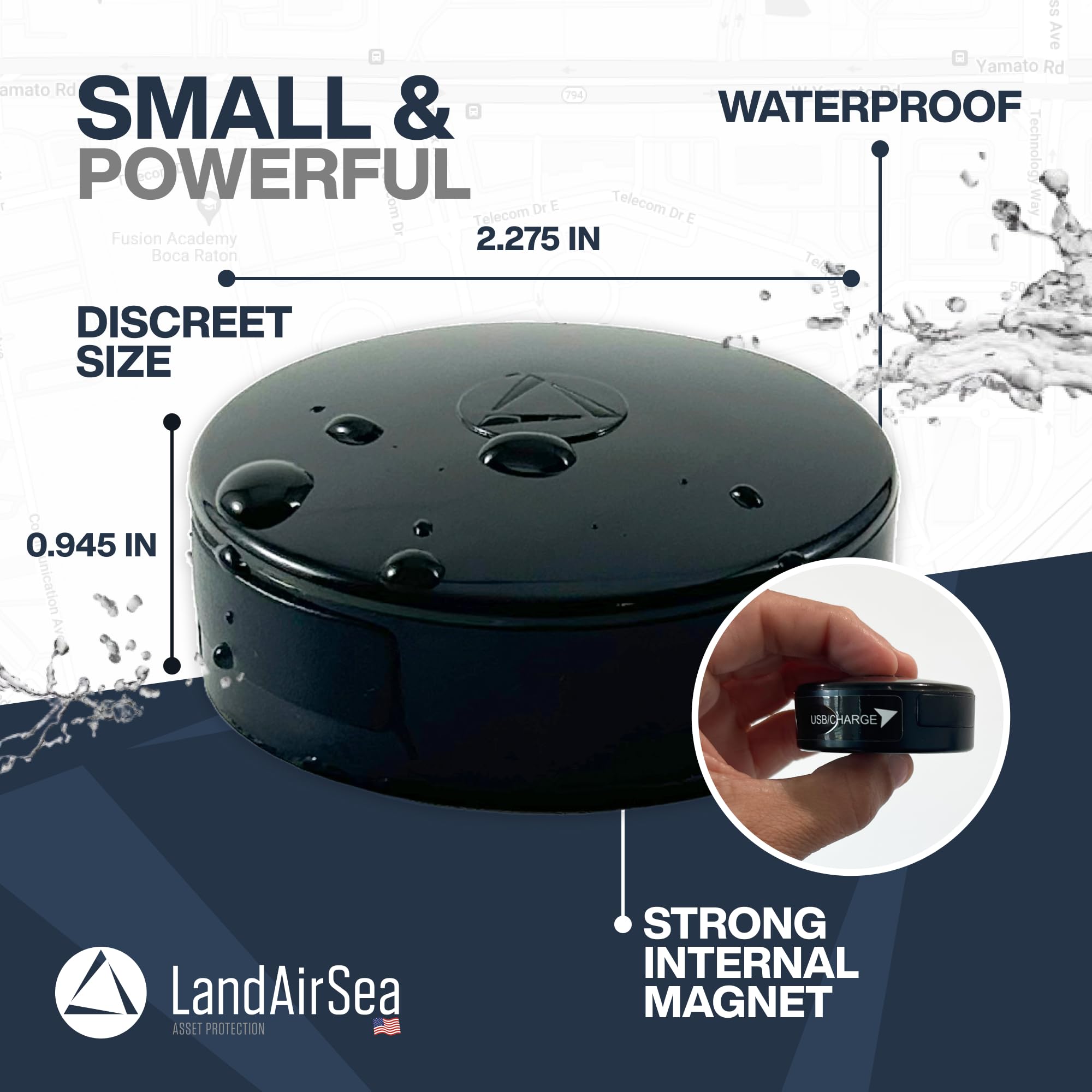 Foto 4 pulgar | Imán Gps Tracker Landairsea 54, Batería Larga, Impermeable - Venta Internacional.
