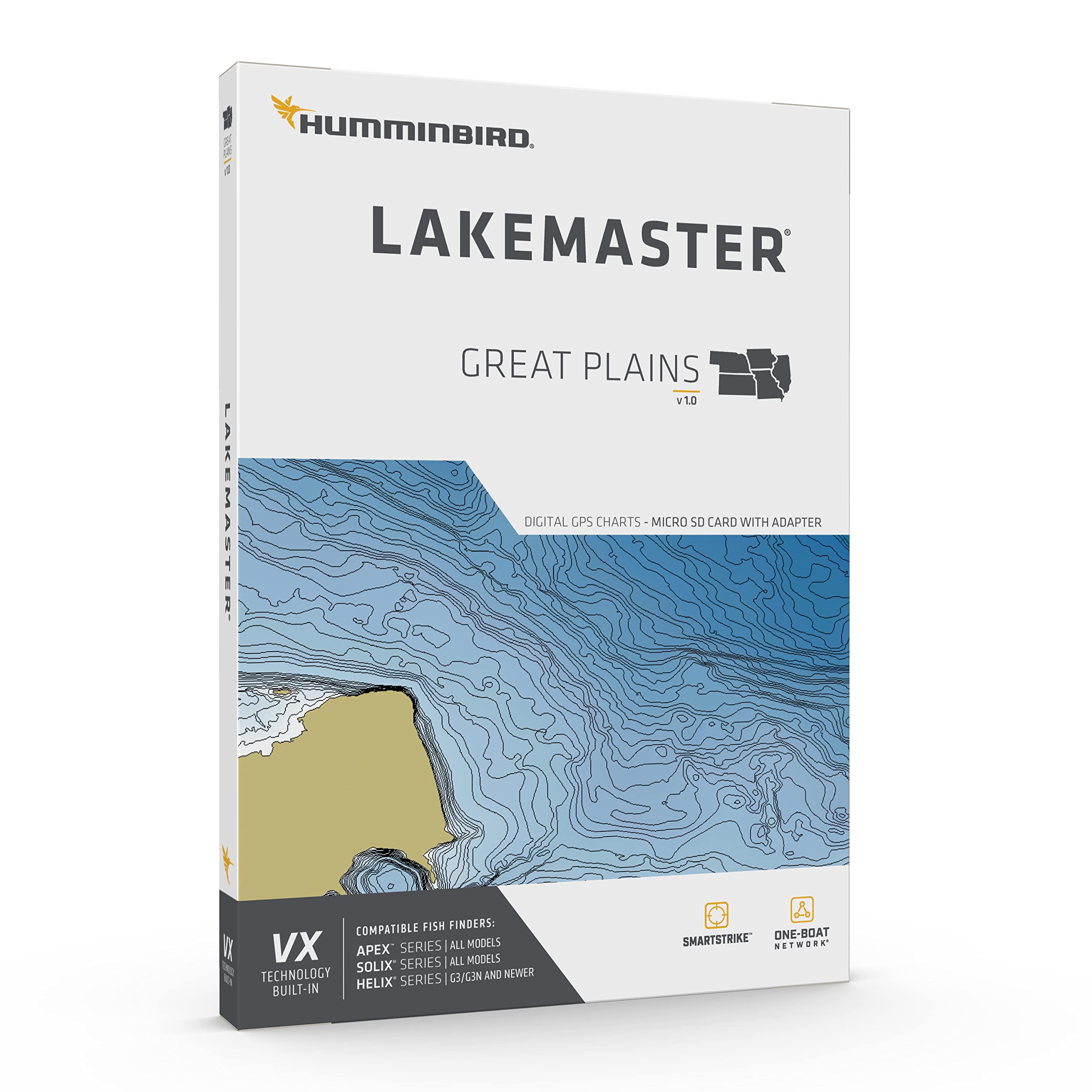 Foto 3 pulgar | Plotter Gps Humminbird 601003-1 Lakemaster Great Plains V1 - Venta Internacional.
