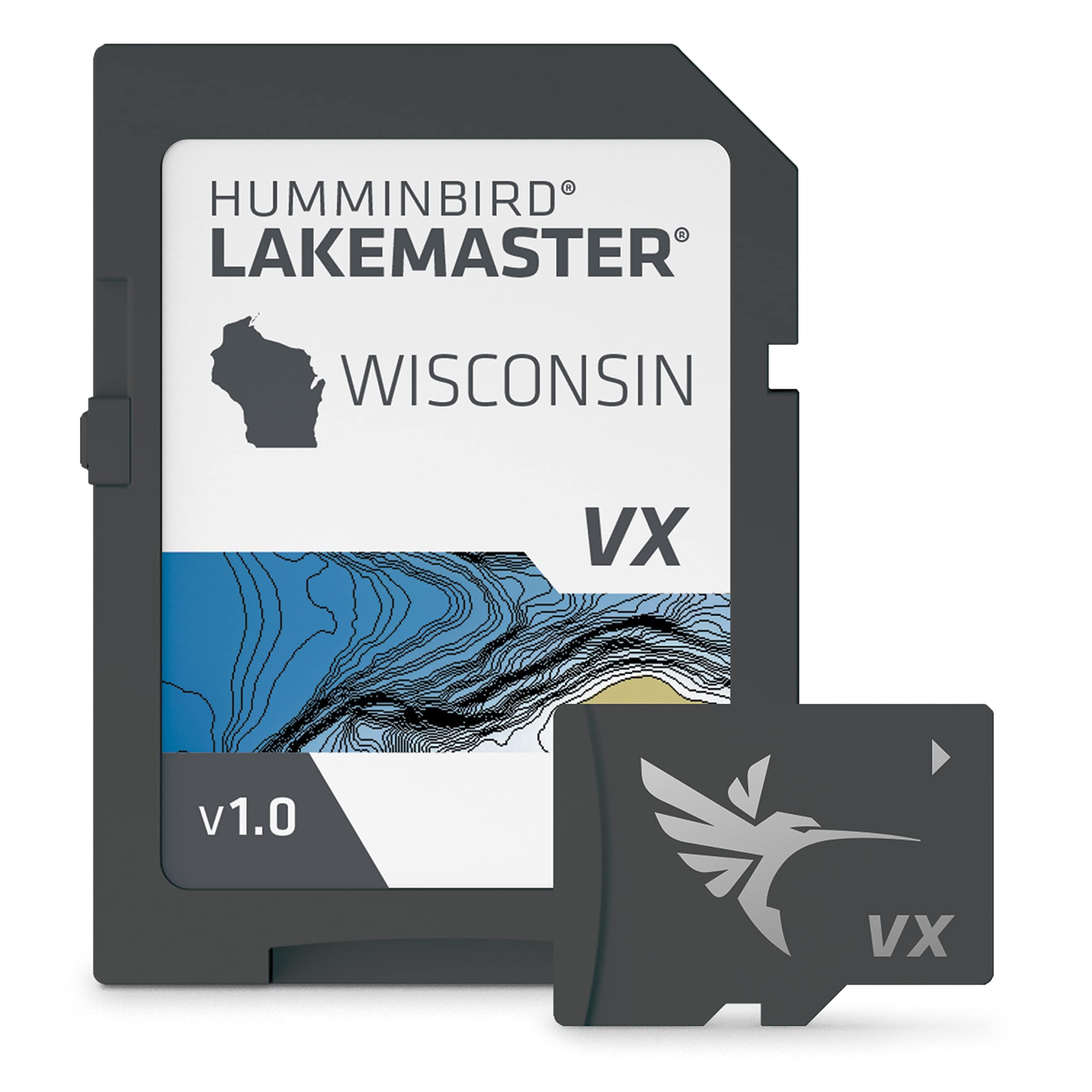 Gps Humminbird 601010-1 Lakemaster - Wisconsin V1 - Venta Internacional. $4,305