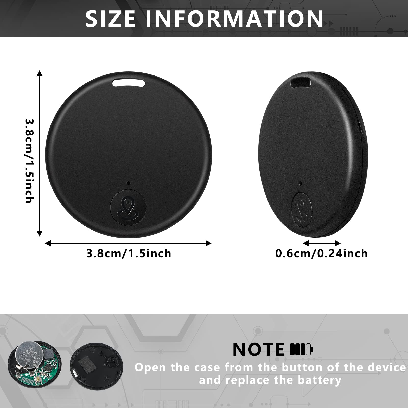 Foto 3 pulgar | Buscador De Llaves Inteligente Para Dispositivos Antipérdida Konohan, Paquete De 6 - Venta Internacional.