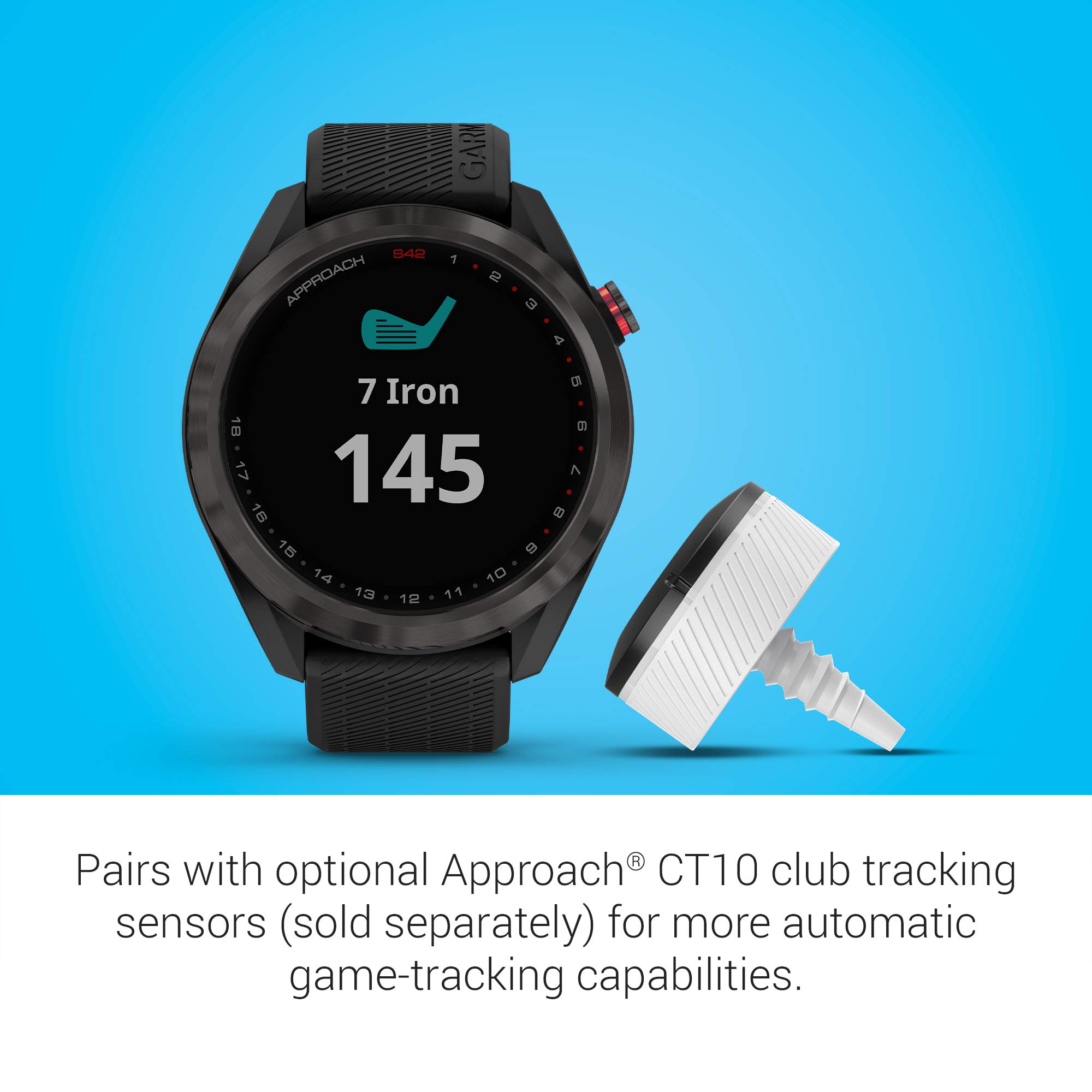 Foto 6 | Reloj Inteligente Garmin Approach S42 Con Gps Golf De 1,2 Pulgadas Y Más De 42 000 Campos - Venta Internacional.