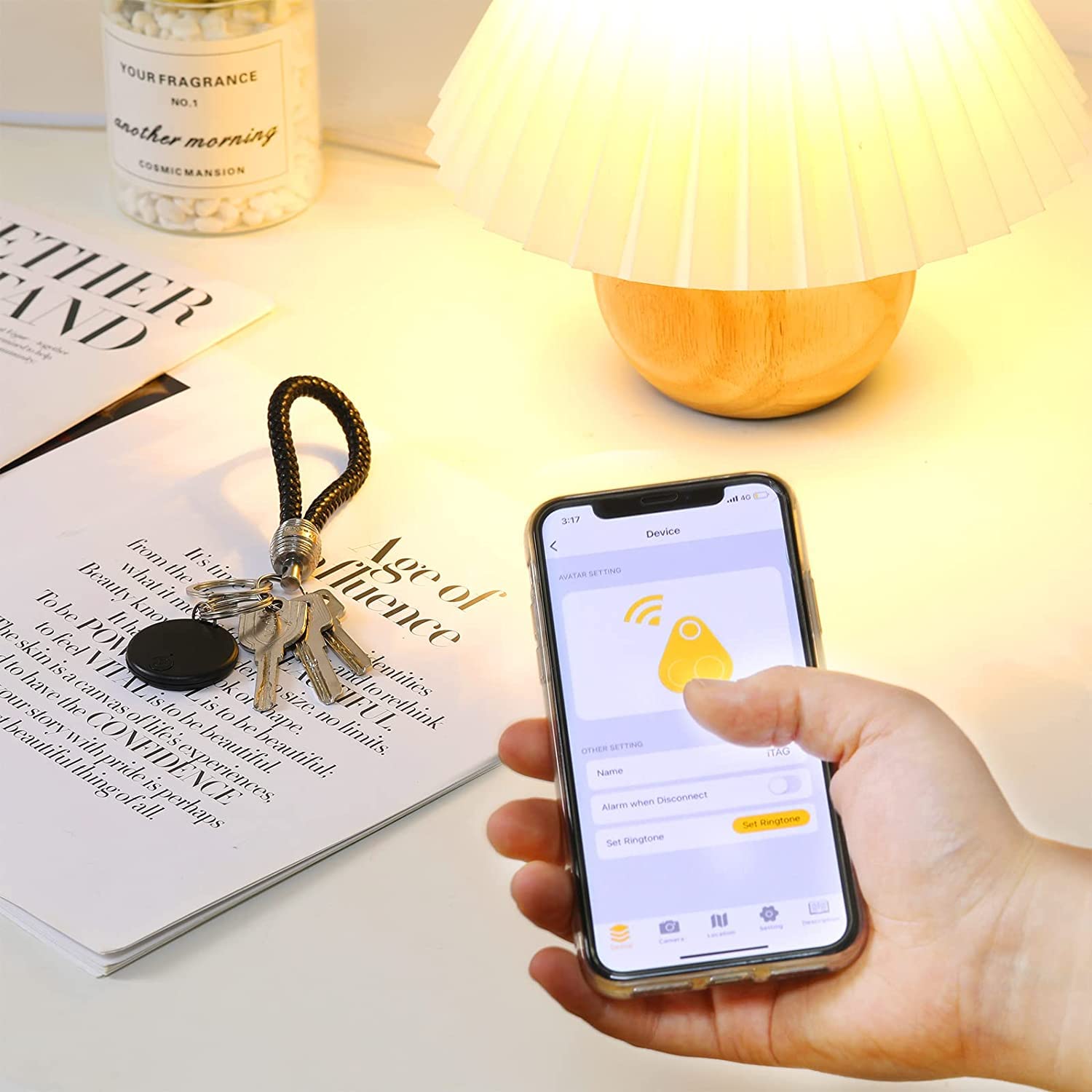 Foto 5 | Localizador De Llaves Inteligente Con Dispositivo Antipérdida Gps Mejiwasmi - Venta Internacional.