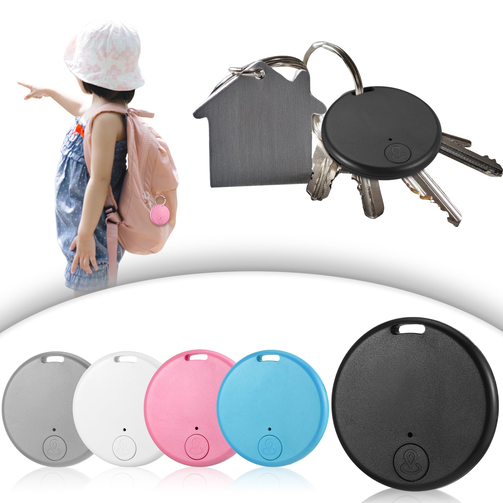 Dispositivo De Rastreo Gps Konohan Para Mascotas, Perros Y Gatos, Billetera Y Equipaje - Venta Internacional.