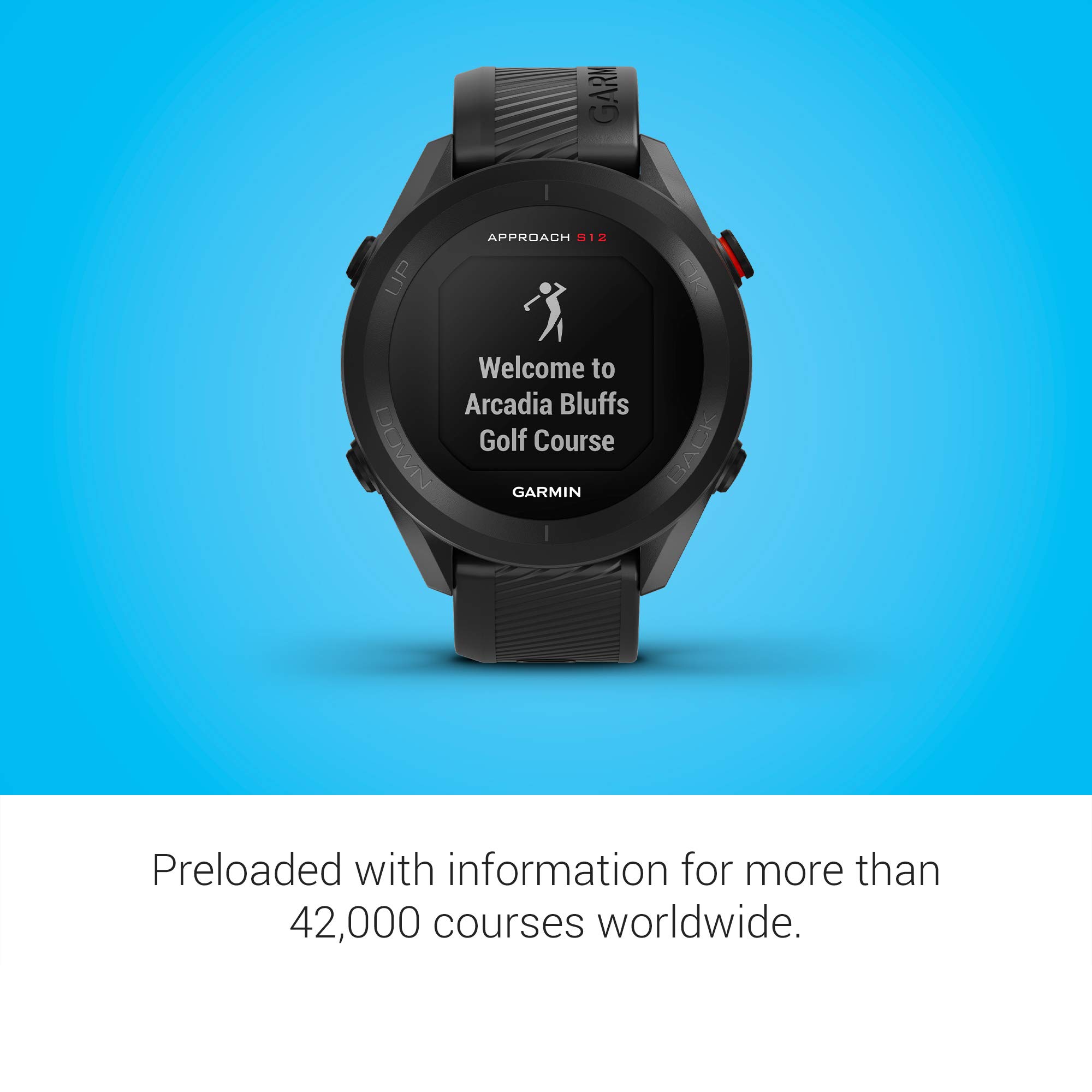Foto 4 | Reloj De Golf Con Gps Garmin Approach S12, Más De 42 000 Campos Preinstalados - Venta Internacional.