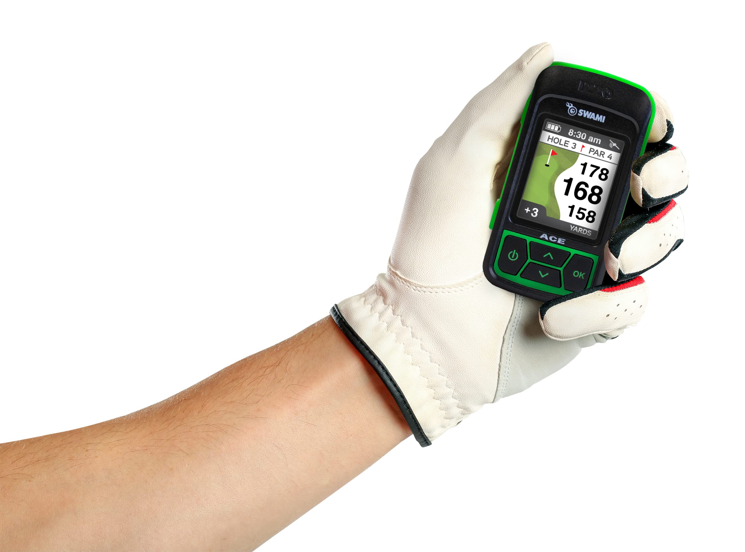 Foto 3 pulgar | Telémetro Gps Para Golf Izzo Golf Swami Ace Verde Lima - Venta Internacional.